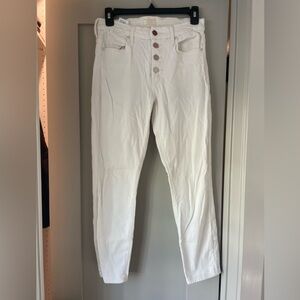 Mother Off-White mid rise Jeans